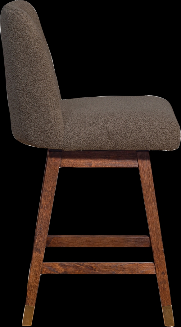 Fanshawe Brown Swivel Counter Stool - Thumbnail - Image 5