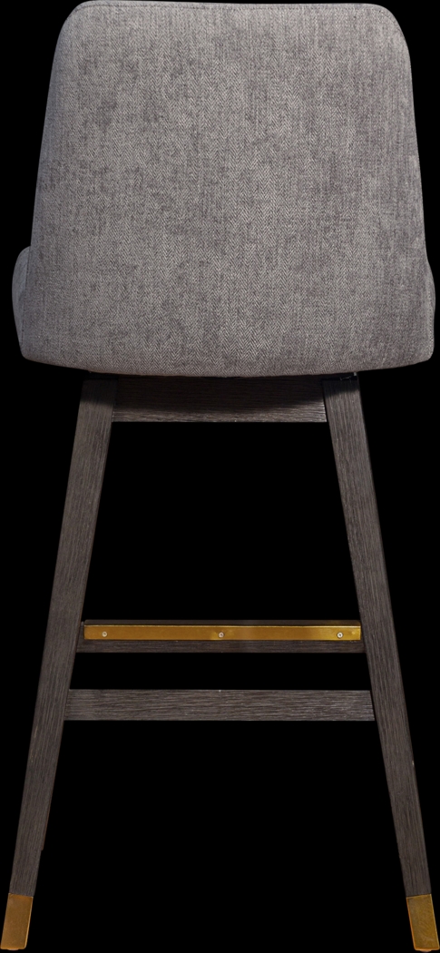 Fanshawe Gray Swivel Bar Stool - Thumbnail - Image 6