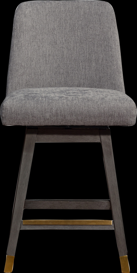 Fanshawe Gray Swivel Counter Stool - Thumbnail - Image 3