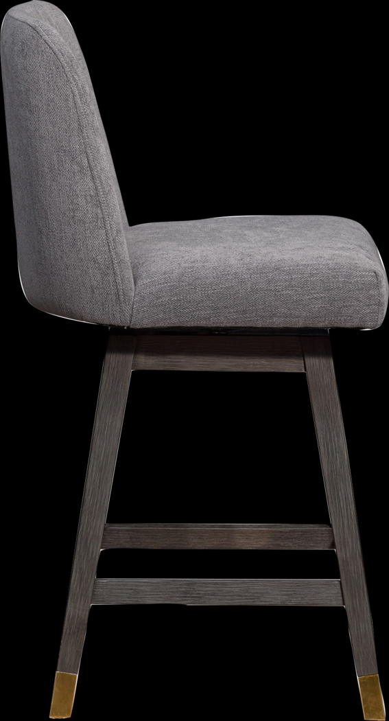 Fanshawe Gray Swivel Counter Stool - Thumbnail - Image 5