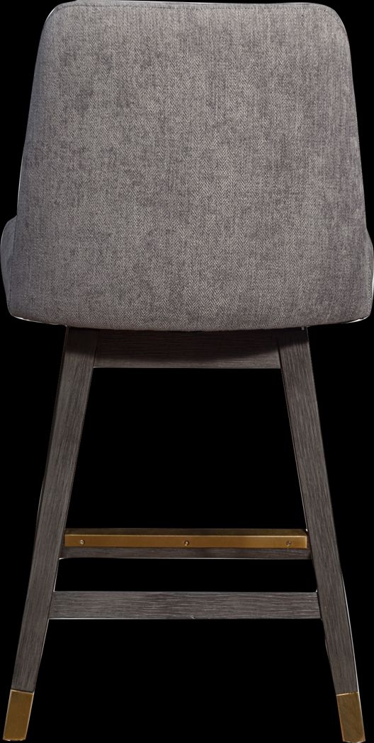 Fanshawe Gray Swivel Counter Stool - Thumbnail - Image 6