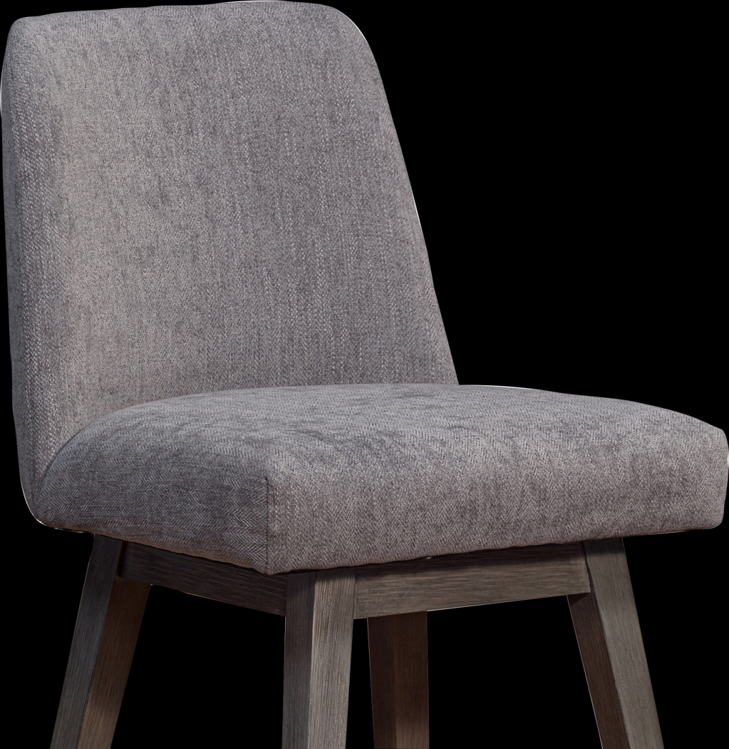 Fanshawe Gray Swivel Counter Stool - Thumbnail - Image 7