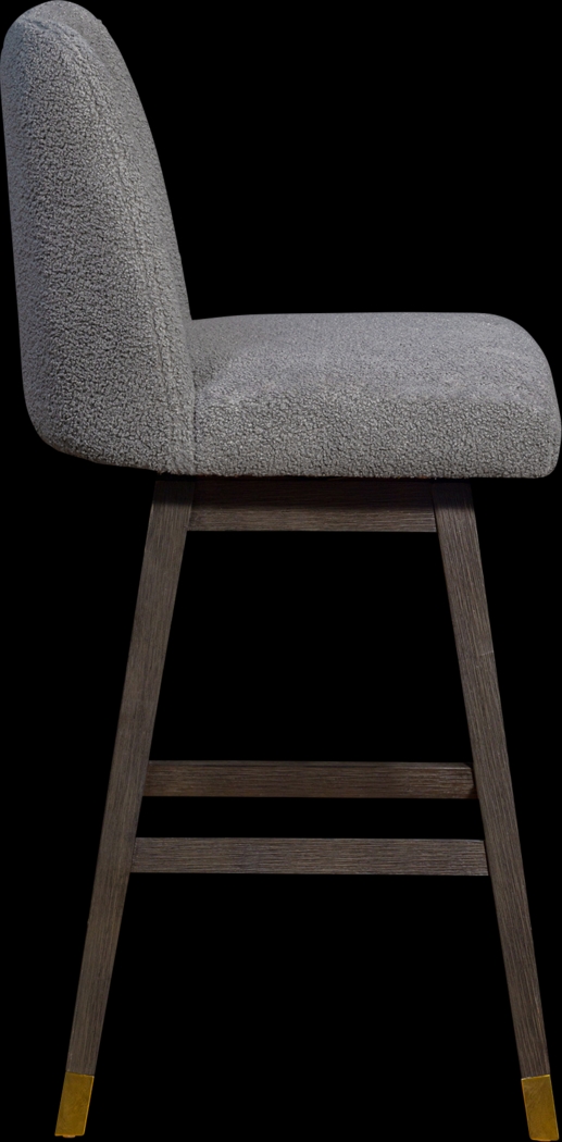 Fanshawe Gray Swivel Barstool - Thumbnail - Image 5