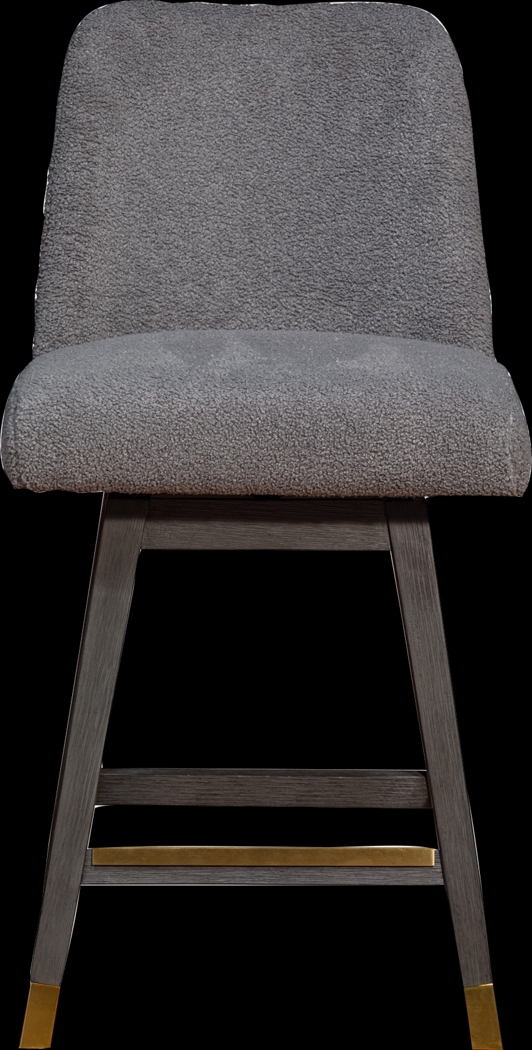 Fanshawe Gray Swivel Counter Stool - Thumbnail - Image 3