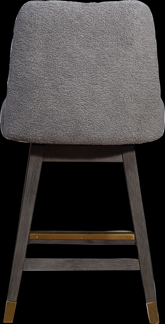 Fanshawe Gray Swivel Counter Stool - Thumbnail - Image 6