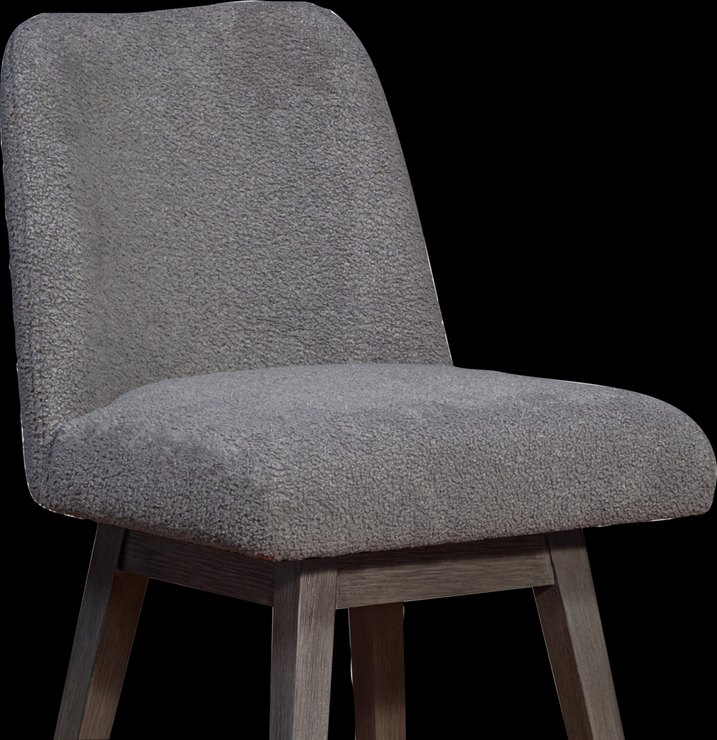 Fanshawe Gray Swivel Counter Stool - Thumbnail - Image 7