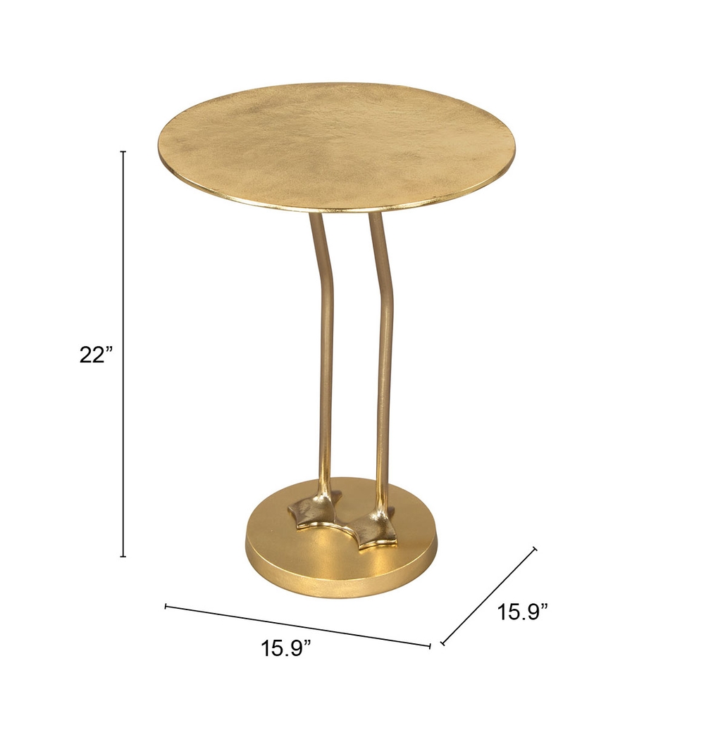 Fantail Gold End Table - Thumbnail - Image 8