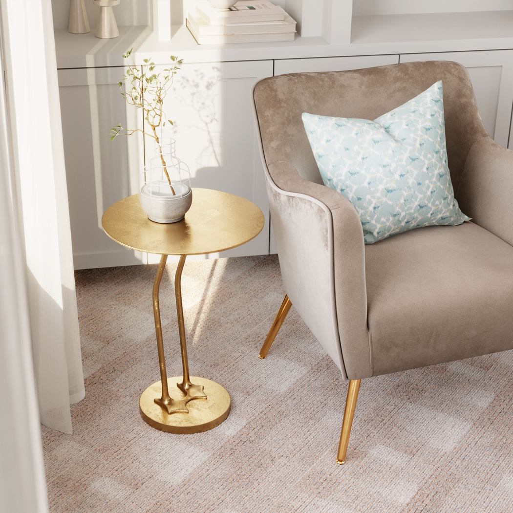 Fantail Gold End Table - Thumbnail - Image 9