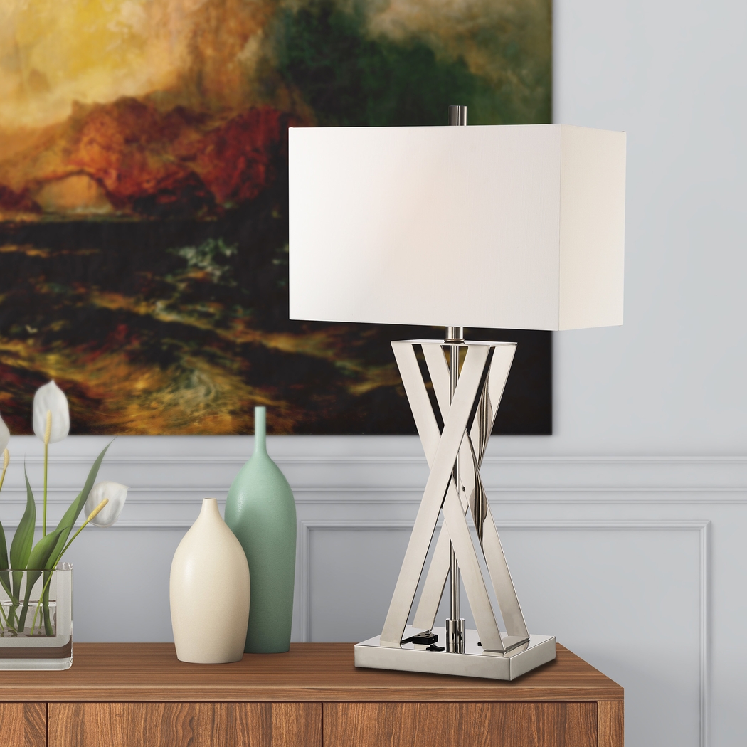 Faraday Place Nickel Table Lamp - Thumbnail - Image 3