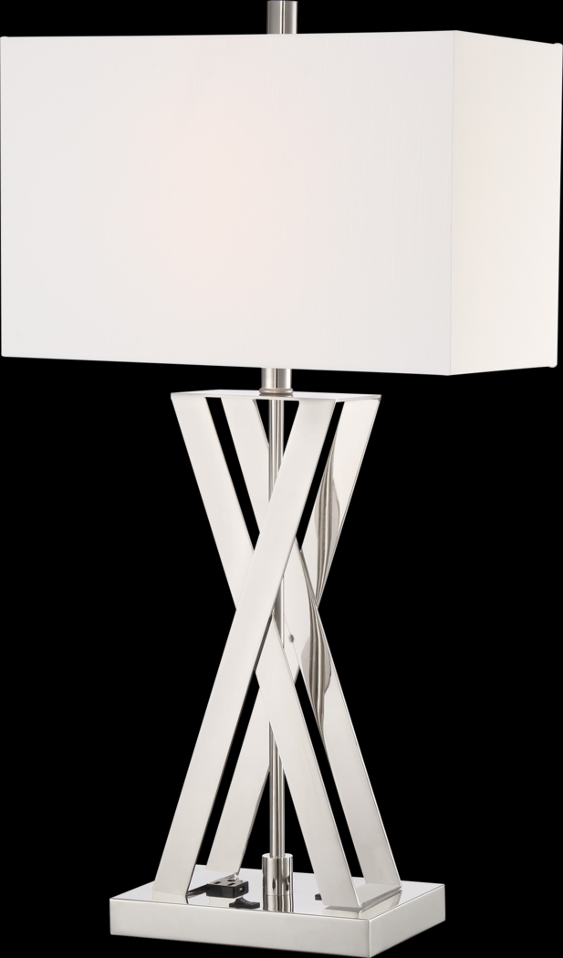 Faraday Place Nickel Table Lamp - Thumbnail - Image 1