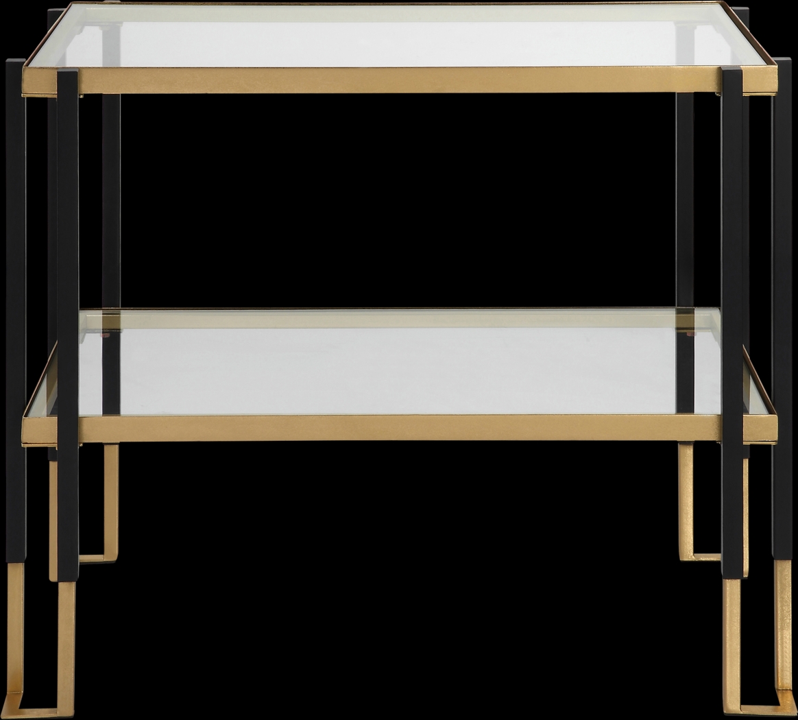 Farajen Gold Accent Table - Thumbnail - Image 2