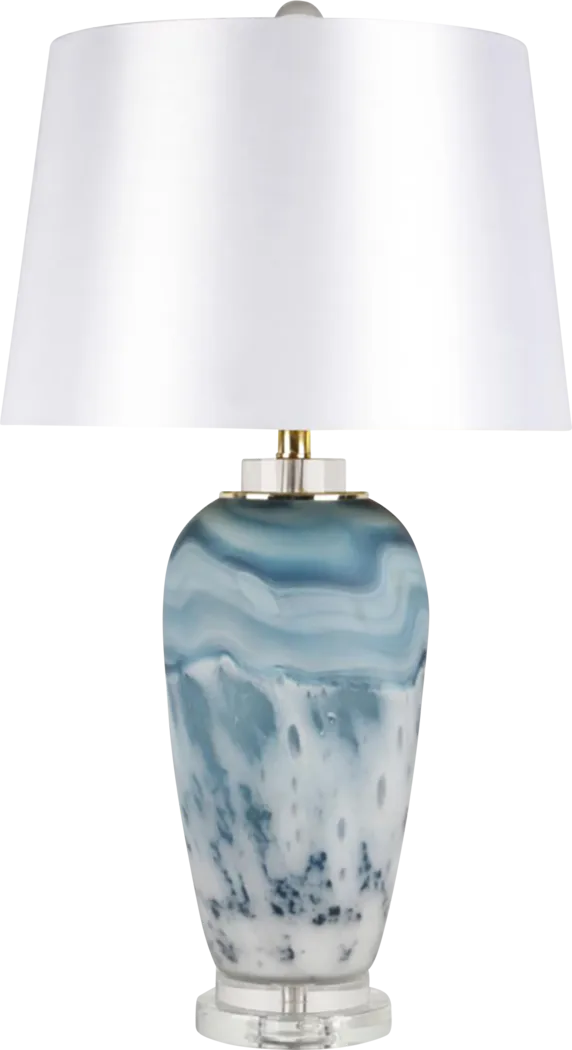 Farcet Post Blue Lamp - Thumbnail - Image 1