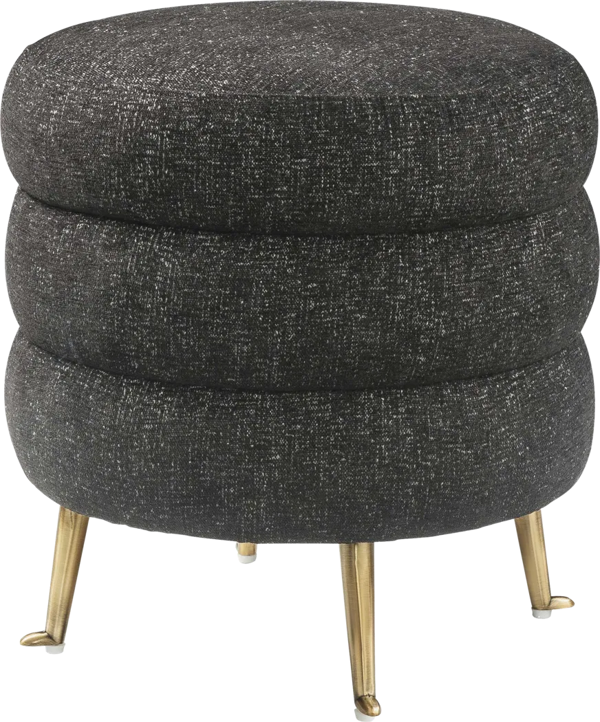 Farfalle Black Ottoman - Thumbnail - Image 1