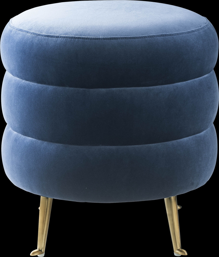 Farfalle Blue Ottoman - Thumbnail - Image 2