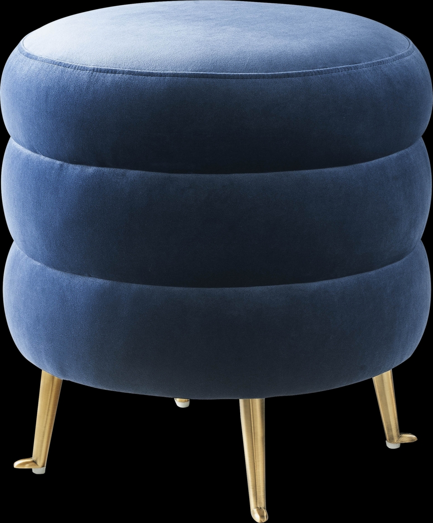 Farfalle Blue Ottoman - Thumbnail - Image 1
