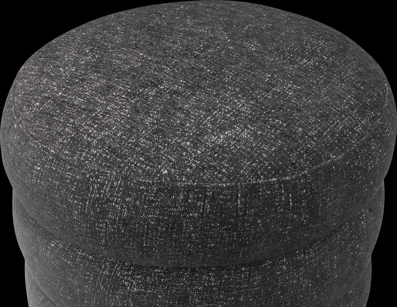 Farfalle Dark Gray Ottoman - Thumbnail - Image 3