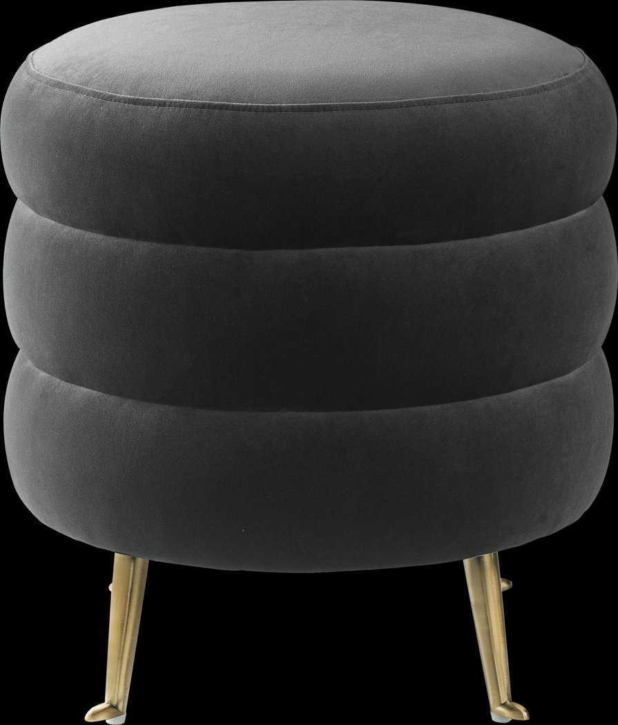 Farfalle Gray Ottoman - Thumbnail - Image 2