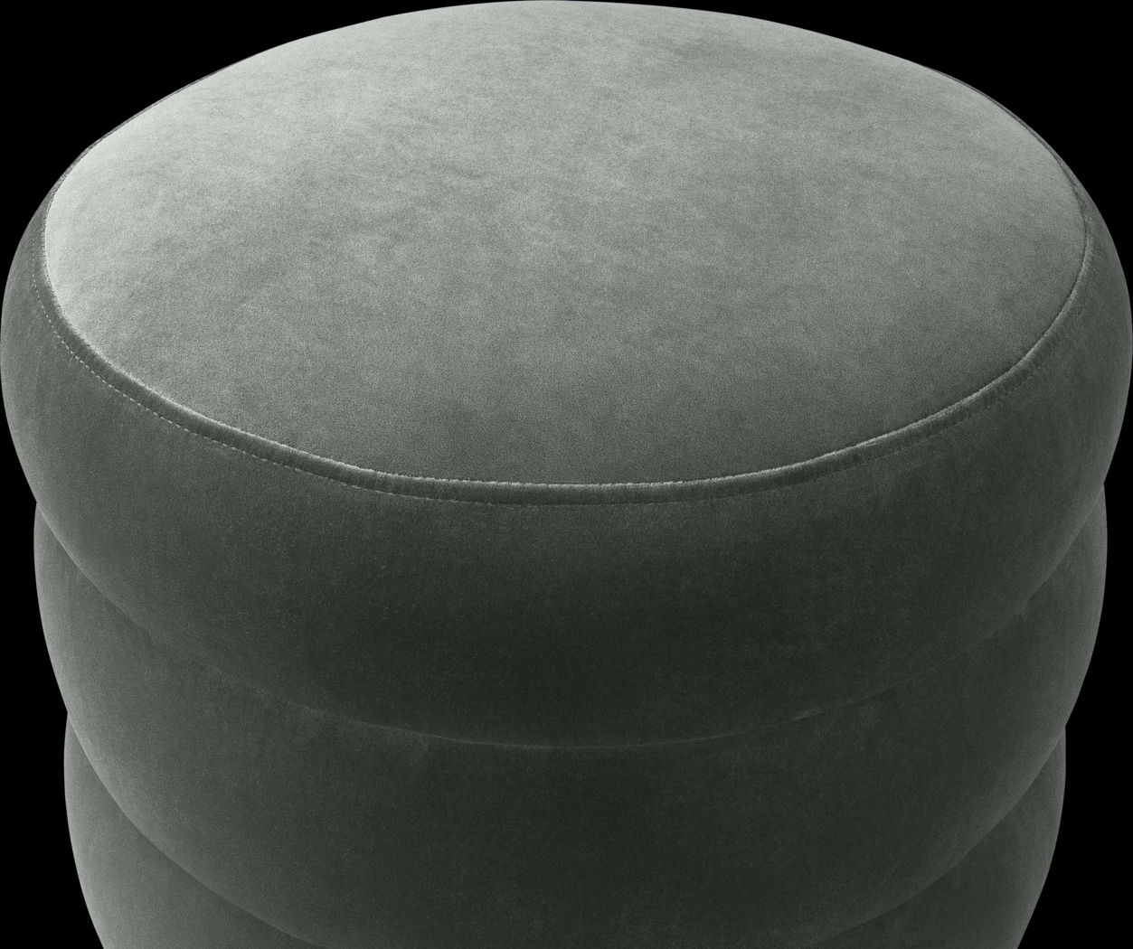 Farfalle Gray Ottoman - Thumbnail - Image 3