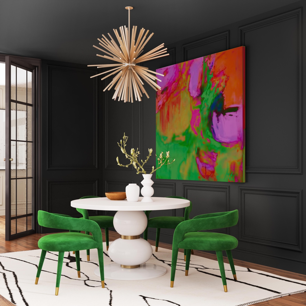 Fargreen White 47.5 in. Dining Table - Thumbnail - Image 2