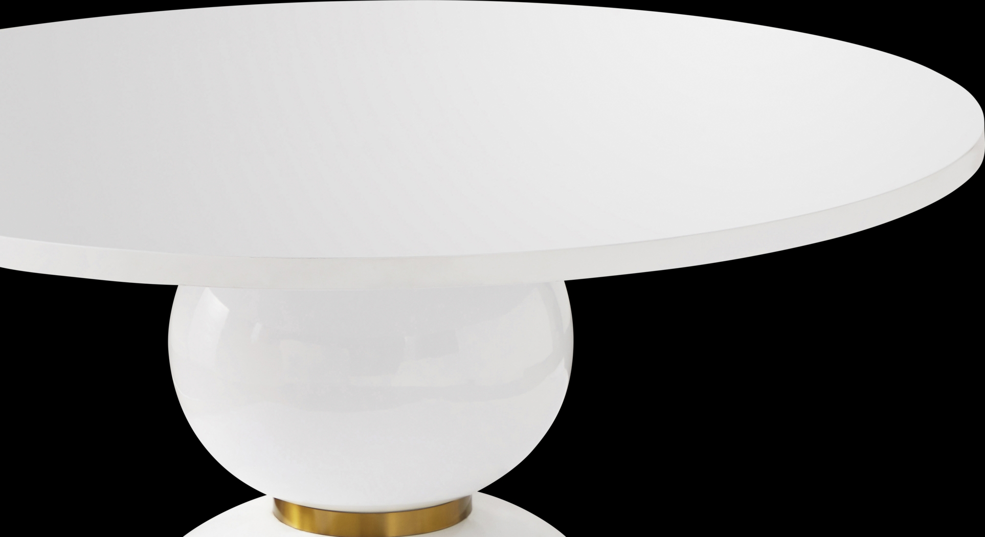 Fargreen White 47.5 in. Dining Table - Thumbnail - Image 5