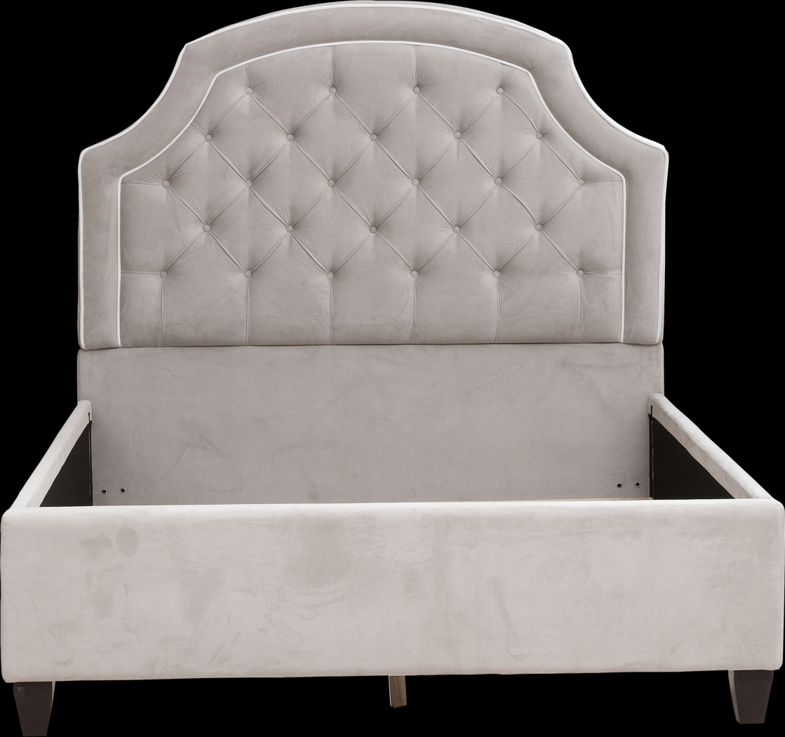 Farhills Gray Queen Upholstered Headboard - Thumbnail - Image 2