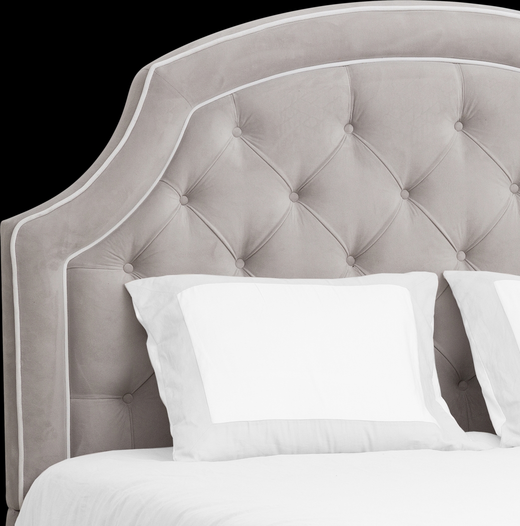 Farhills Gray Queen Upholstered Headboard - Thumbnail - Image 6