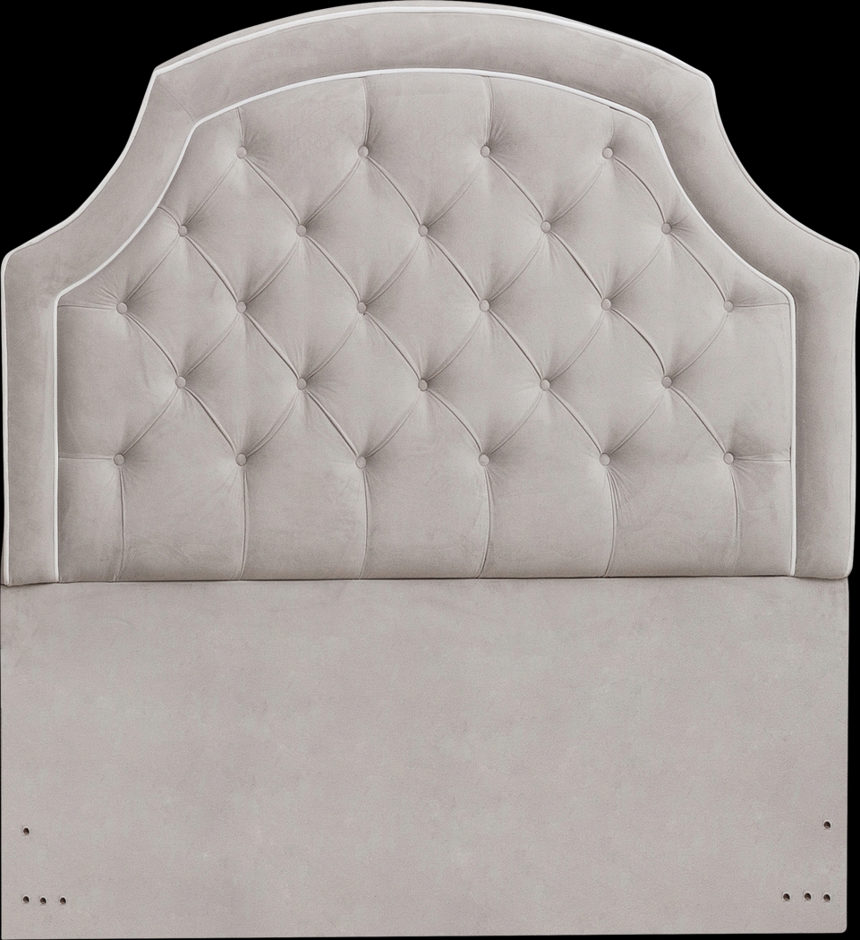 Farhills Gray Queen Upholstered Headboard - Thumbnail - Image 8