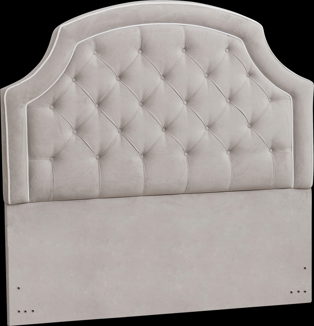 Farhills Gray Queen Upholstered Headboard - Thumbnail - Image 1