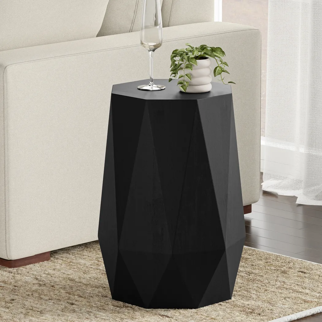 Fariba Black Side Table - Thumbnail - Image 2