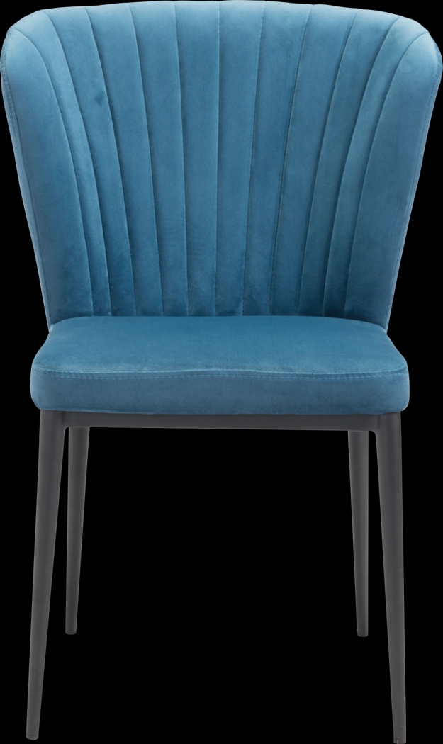 Farlook Blue Side Chair, Set of 2 - Thumbnail - Image 4