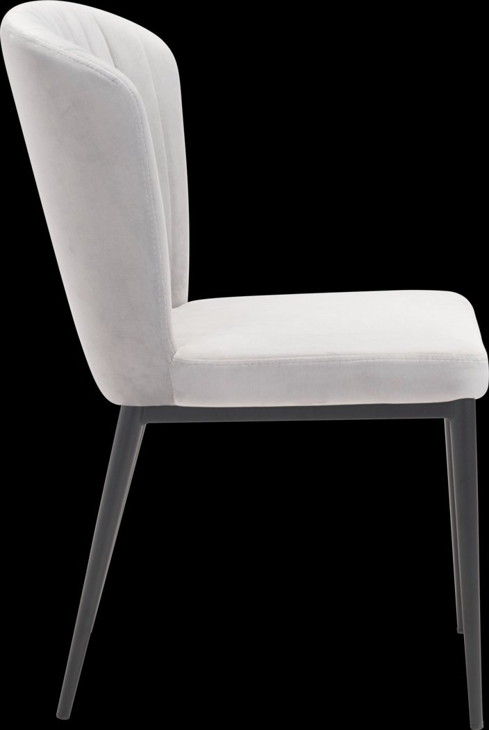 Farlook Gray Side Chair, Set of 2 - Thumbnail - Image 3