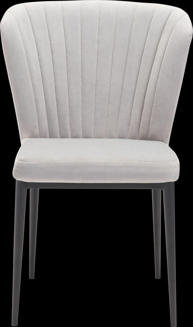 Farlook Gray Side Chair, Set of 2 - Thumbnail - Image 4