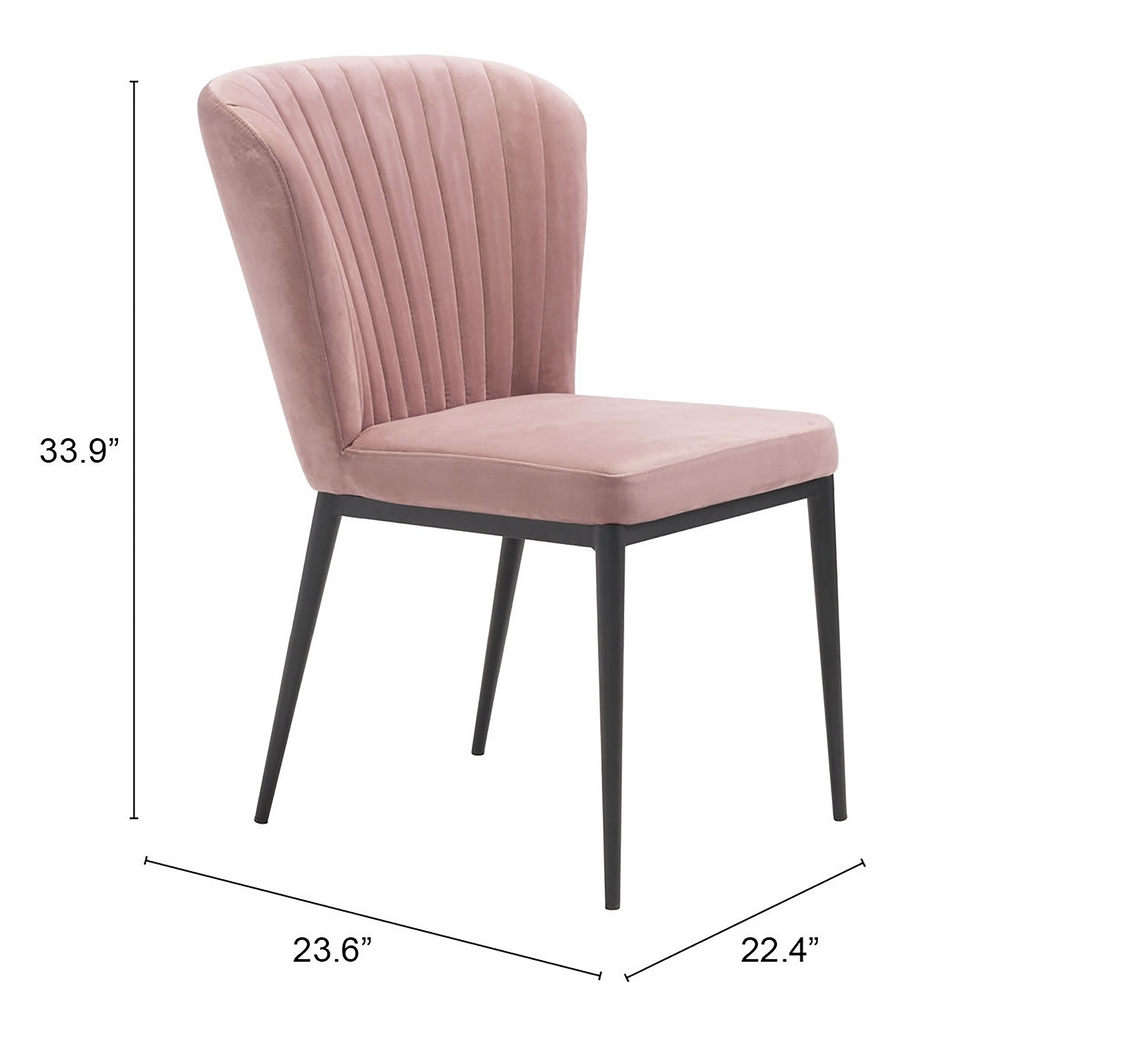 Farlook Pink Side Chair, Set of 2 - Thumbnail - Image 6
