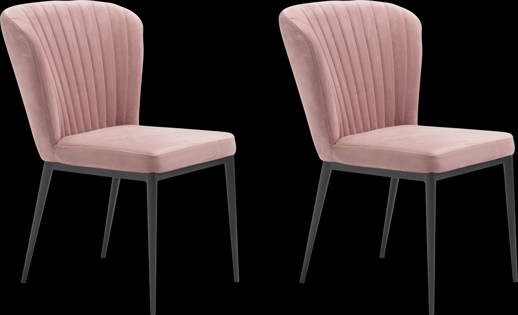 Farlook Pink Side Chair, Set of 2 - Thumbnail - Image 1