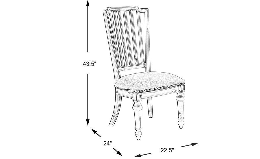 Dimension Image. Please refer to the Dimension Tab on this page for dimension details.