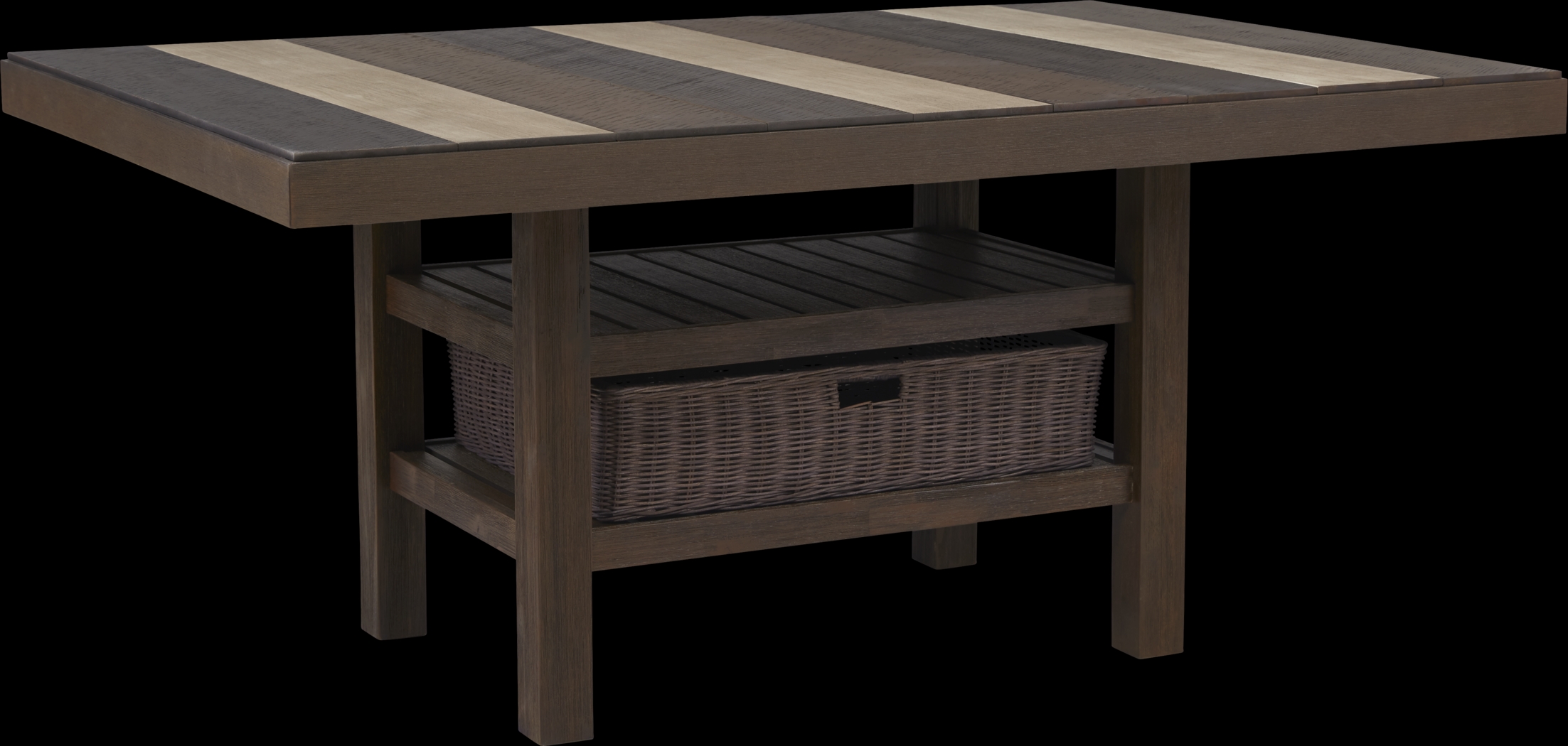 Farmington Hills Brown Rectangle Dining Table - Thumbnail - Image 1