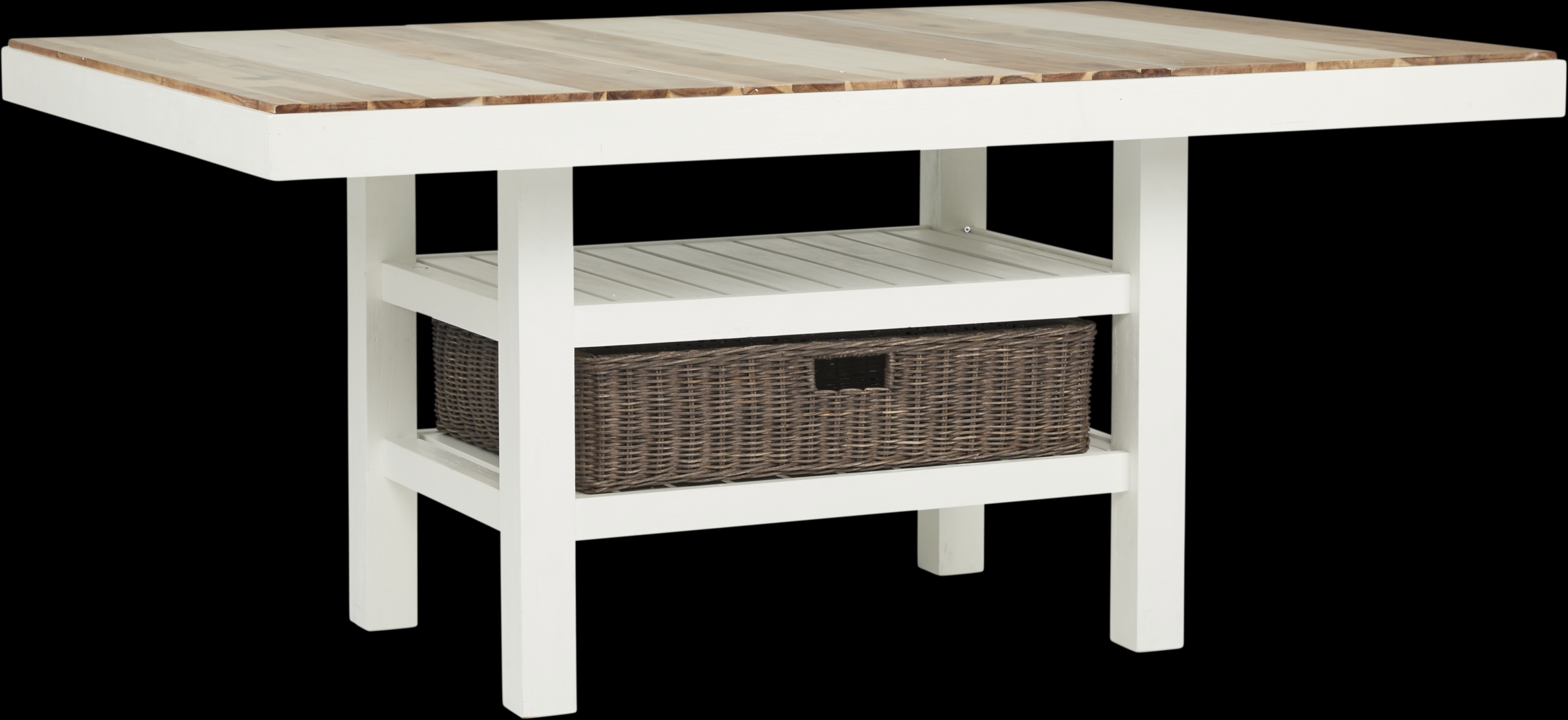 Farmington Hills White Rectangle Dining Table - Thumbnail - Image 1