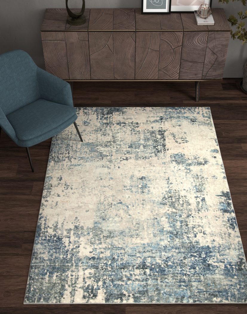 Farnisle Blue 6' x 9' Rug - Thumbnail - Image 2