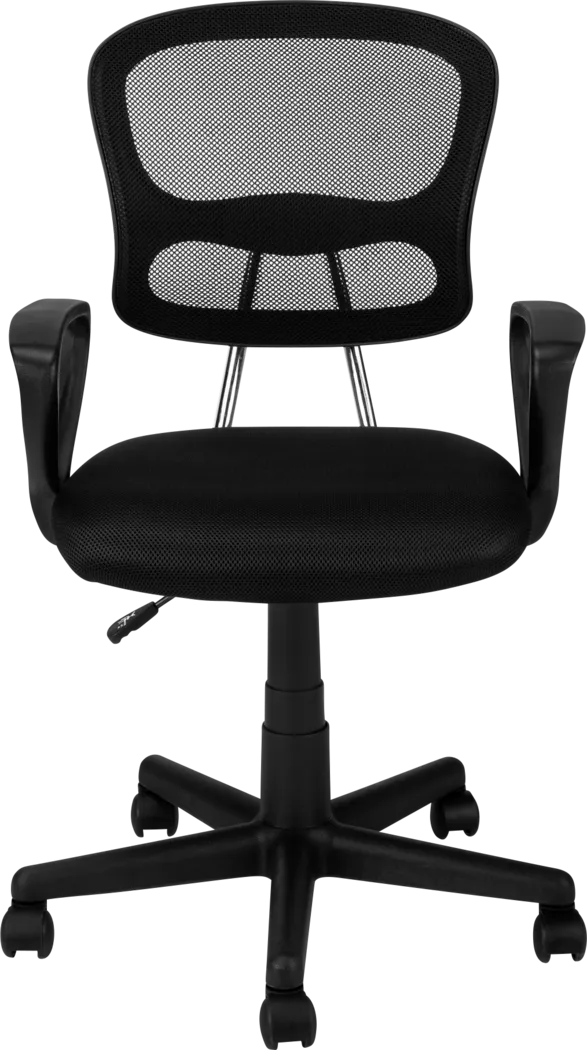 Farnrock Black Desk Chair - Thumbnail - Image 6
