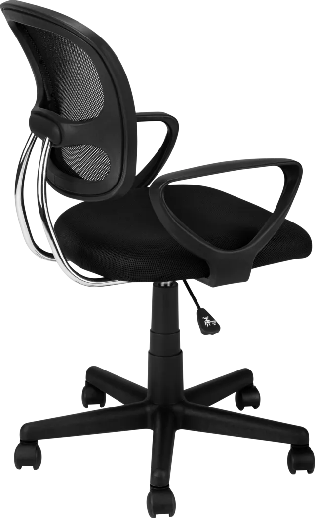 Farnrock Black Desk Chair - Thumbnail - Image 7