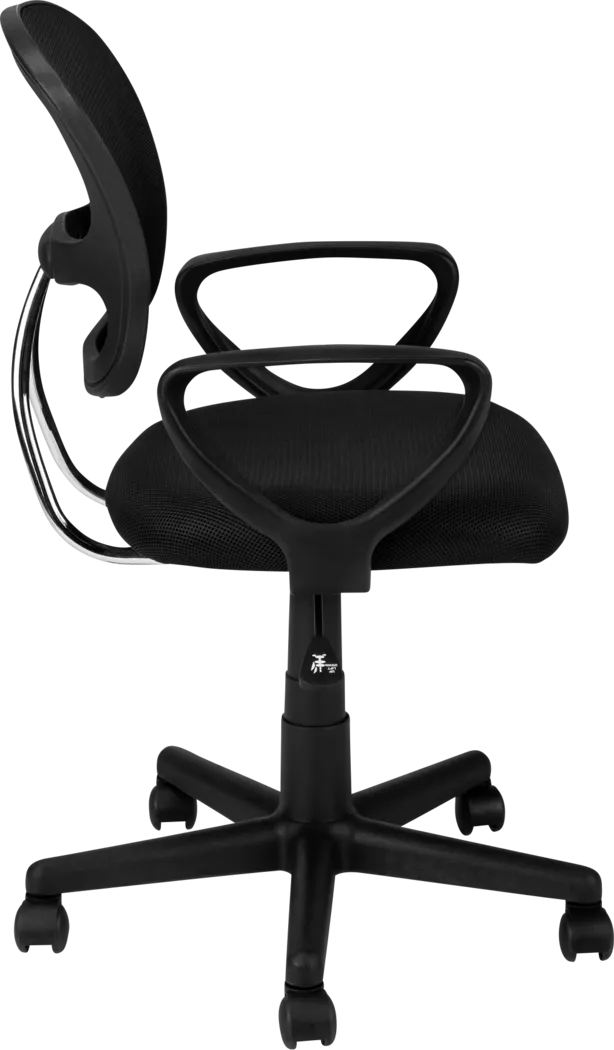 Farnrock Black Desk Chair - Thumbnail - Image 8