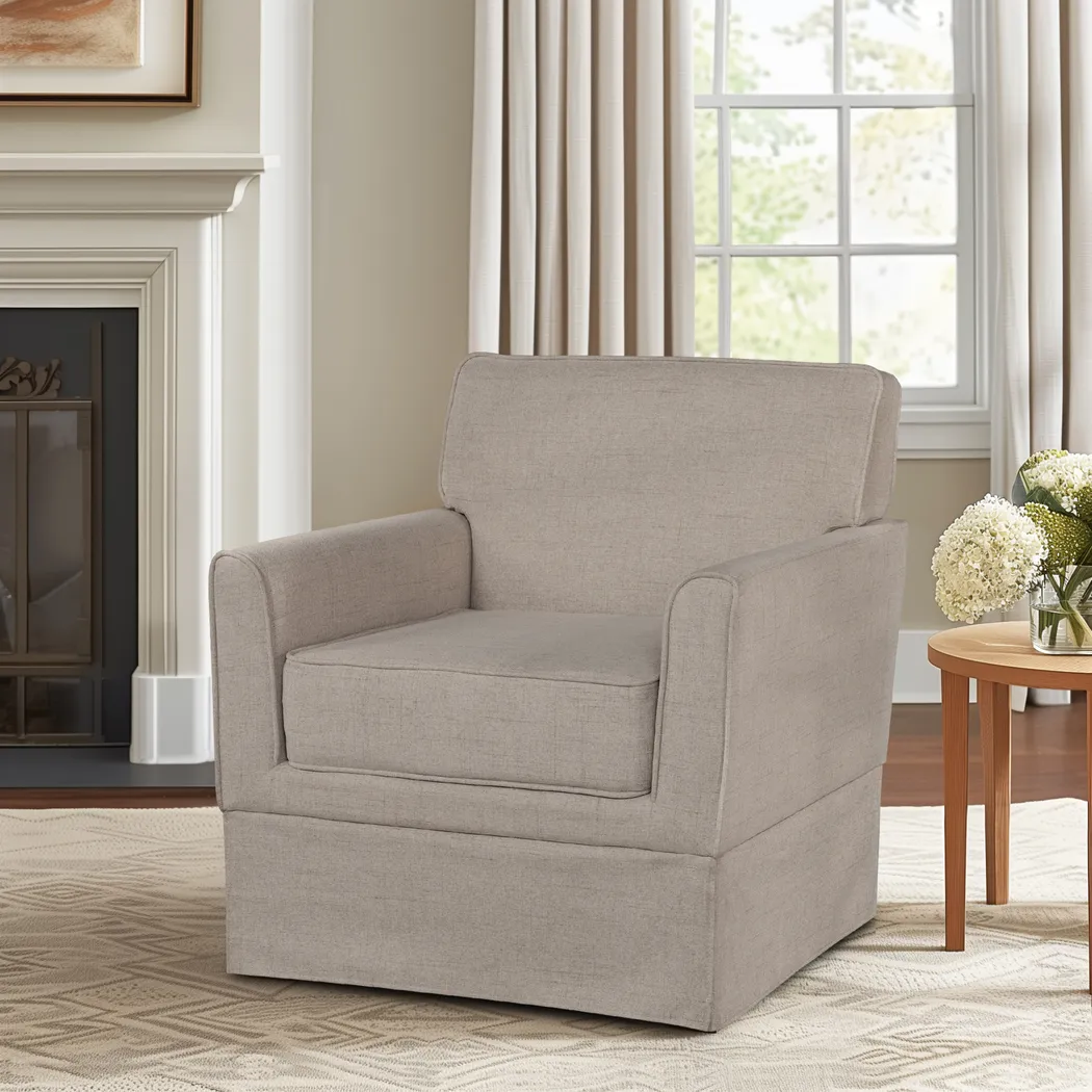 Farnswood Taupe Accent Chair - Thumbnail - Image 2