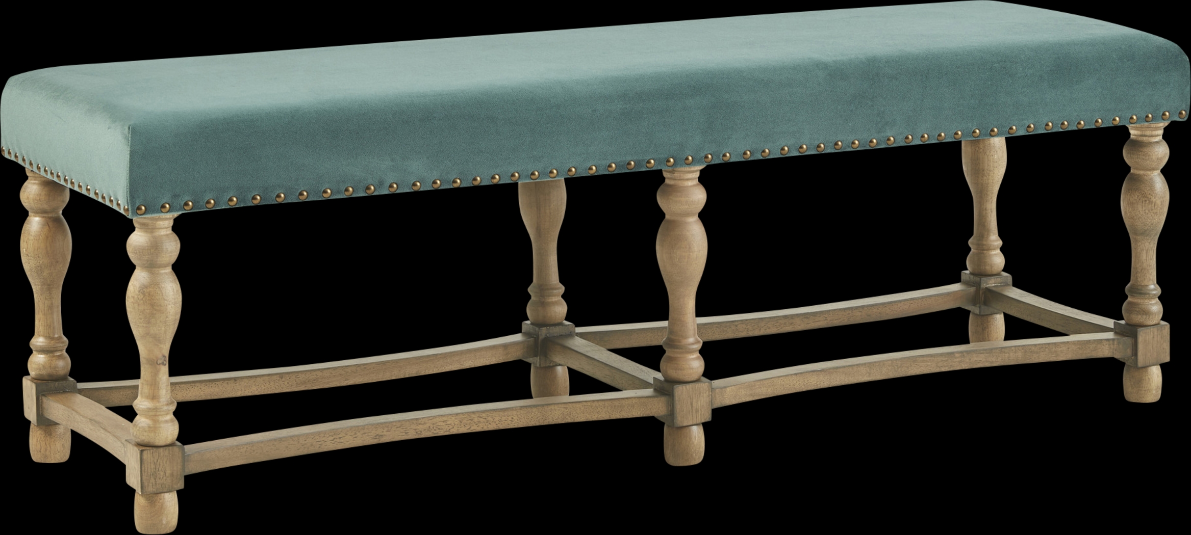 Farnsworth Green Accent Bench - Thumbnail - Image 3