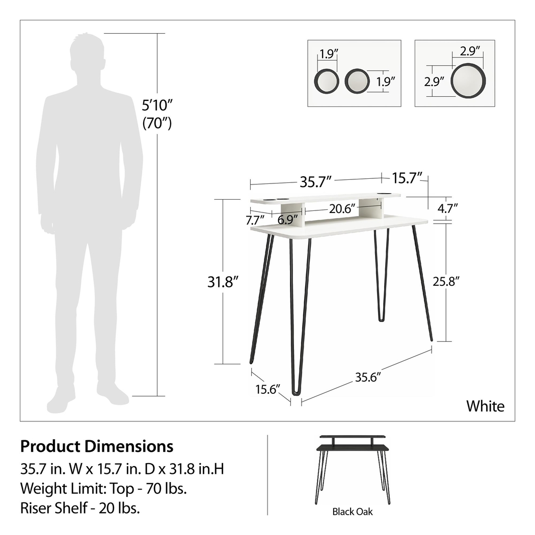 Farolf White Vanity - Thumbnail - Image 10