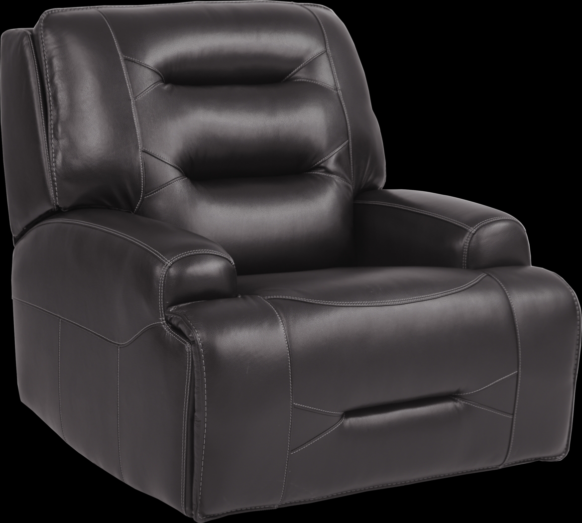 Farona Black Cherry Leather 8 Pc Dual Power Reclining Living Room - Thumbnail - Image 14