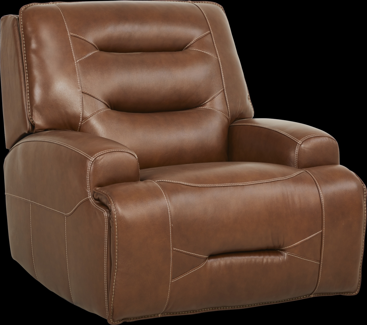 Farona Caramel Leather 8 Pc Dual Power Reclining Living Room - Thumbnail - Image 13