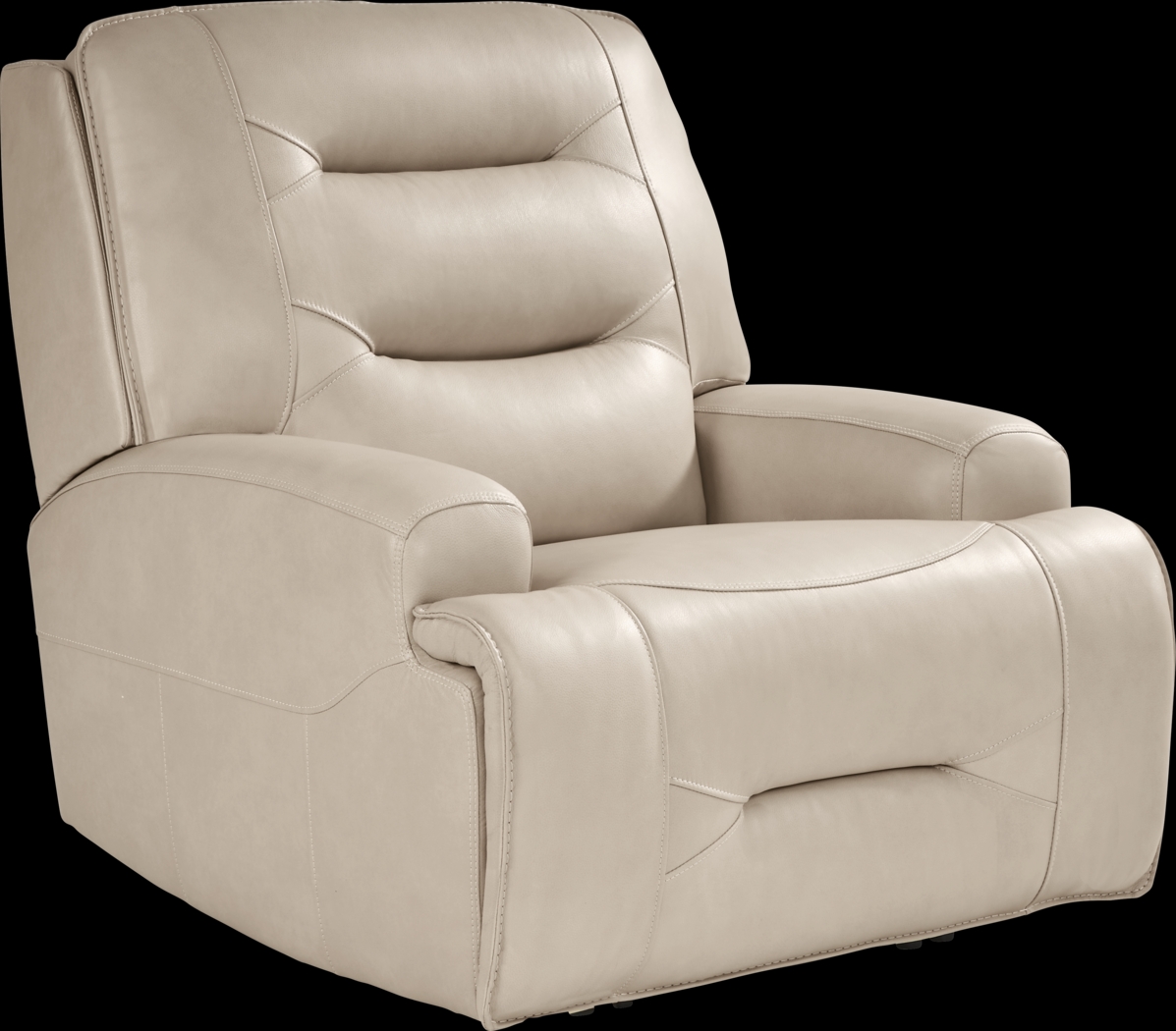 Farona Ivory Leather 3 Pc Dual Power Reclining Living Room - Thumbnail - Image 13