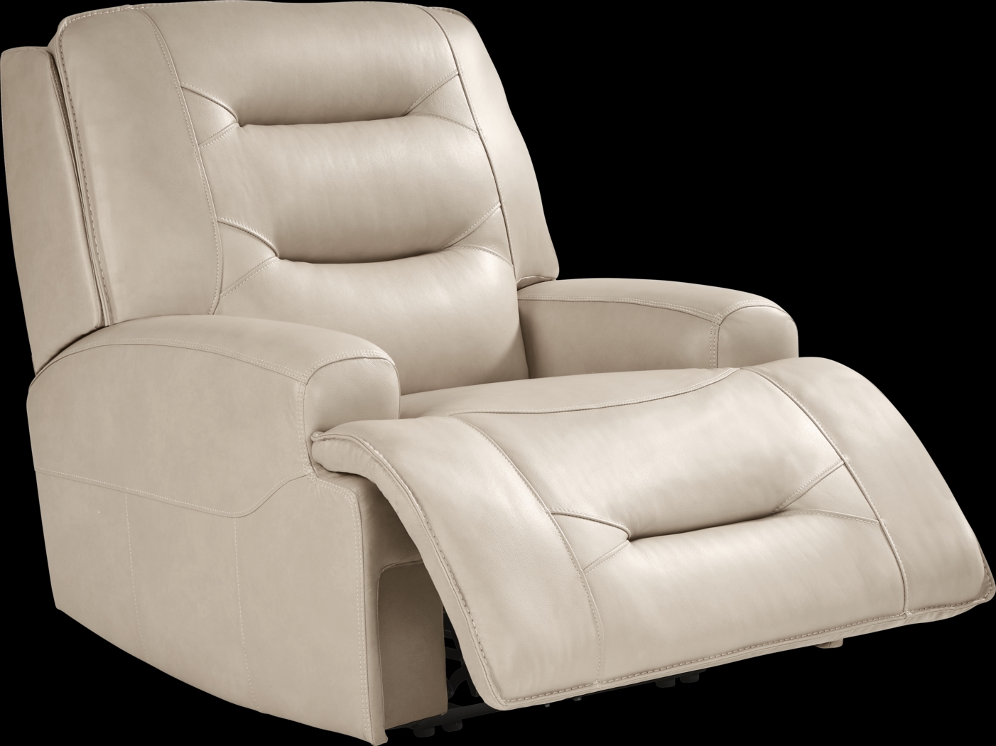 Farona Ivory Leather 3 Pc Dual Power Reclining Living Room - Thumbnail - Image 12