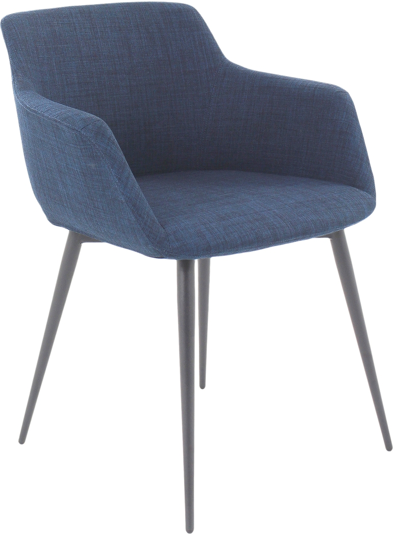 Farren Blue Arm Chair, Set of 2 - Thumbnail - Image 5