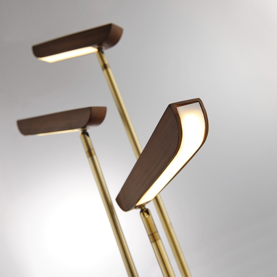 Norwalk Gate Brass Floor Lamp - Thumbnail - Image 3